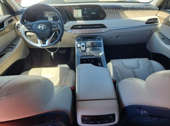 KM8R4DHE3MU206457 2021 HYUNDAI PALISADE White Dashboard view