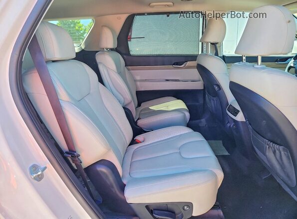 KM8R4DHE3MU206457 2021 HYUNDAI PALISADE White Rear interior view