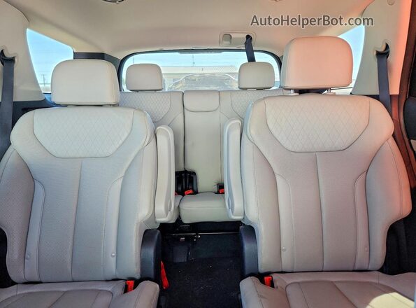 KM8R4DHE3MU206457 2021 HYUNDAI PALISADE White Rear seats view