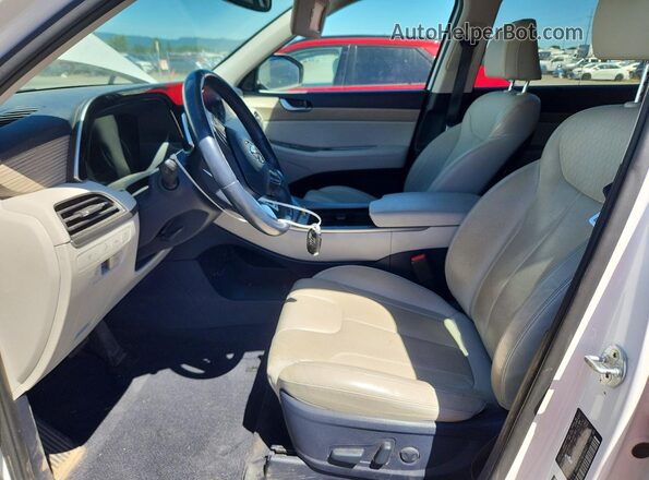 KM8R4DHE3MU206457 2021 HYUNDAI PALISADE White Front interior view