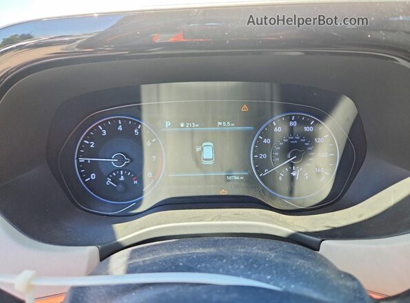 KM8R4DHE3MU206457 2021 HYUNDAI PALISADE White Instrument cluster view