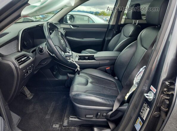 KM8R4DHE4MU230329 2021 HYUNDAI PALISADE Gray Vista interior delantera