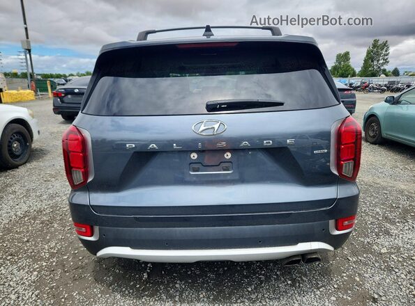 KM8R4DHE4MU230329 2021 HYUNDAI PALISADE Gray Vista trasera