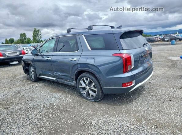 KM8R4DHE4MU230329 2021 HYUNDAI PALISADE Gray Trasero izquierdo