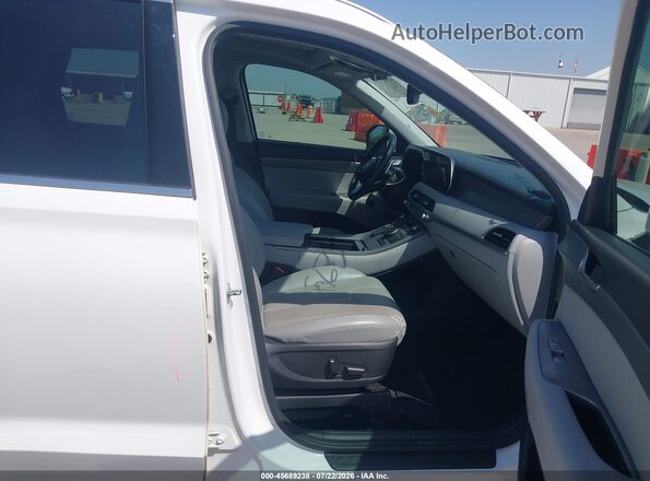 KM8R4DHE4MU315414 2021 HYUNDAI PALISADE White Widok wnętrza z przodu