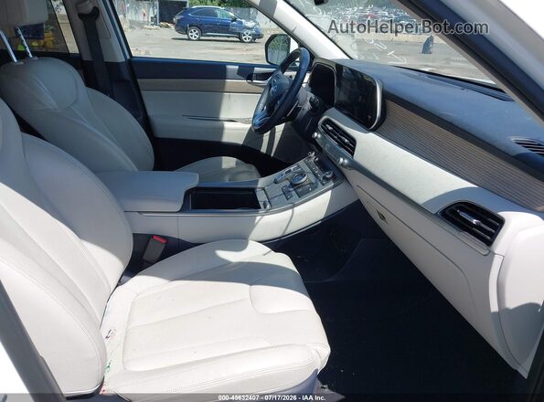KM8R4DHE5LU141223 2020 HYUNDAI PALISADE White Вид салону спереду