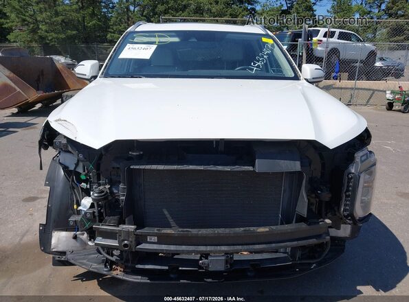 KM8R4DHE5LU141223 2020 HYUNDAI PALISADE White Вид задньої частини салону