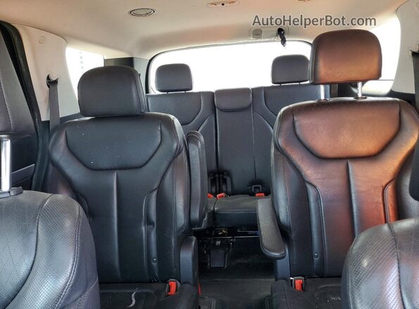 KM8R4DHE5MU180220 2021 HYUNDAI PALISADE Black Vista de los asientos traseros