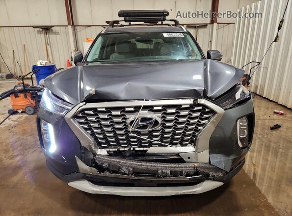 KM8R4DHE5MU231912 2021 HYUNDAI PALISADE Gray Դիմացի տեսք
