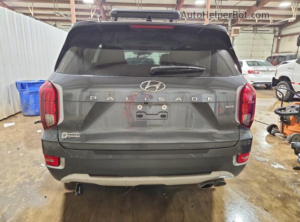 KM8R4DHE5MU231912 2021 HYUNDAI PALISADE Gray Հետևի տեսք