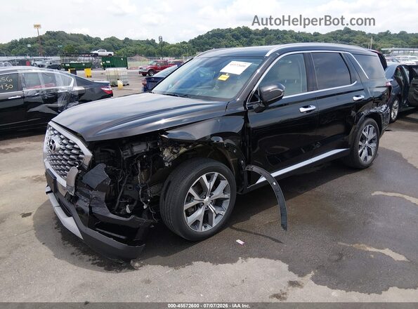 KM8R4DHE5MU300503 2021 HYUNDAI PALISADE Black Vista tres cuartos delantera izquierda