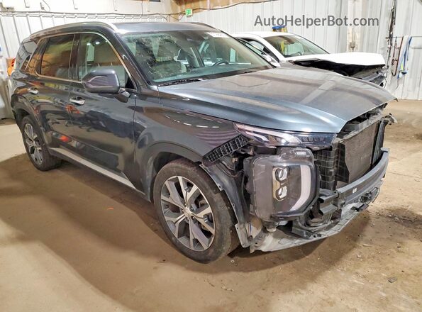 KM8R4DHE6MU299491 2021 HYUNDAI PALISADE Угольный Передняя правая четверть