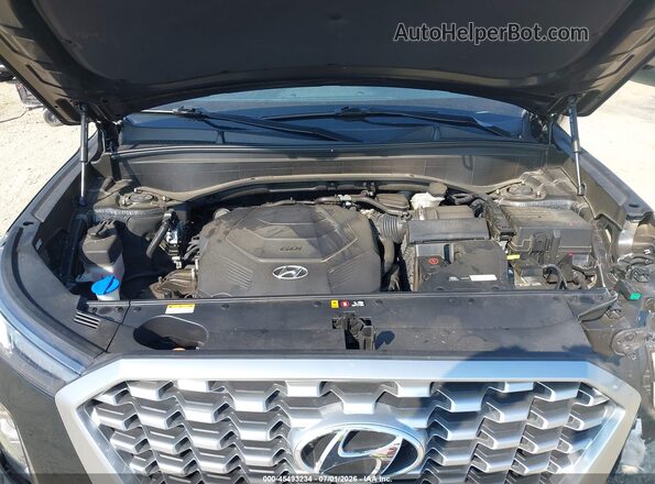 KM8R4DHE6MU302101 2021 HYUNDAI PALISADE Black Rear view