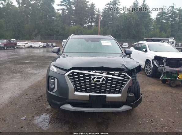 KM8R4DHE7MU224024 2021 HYUNDAI PALISADE Gray Vista interior trasera