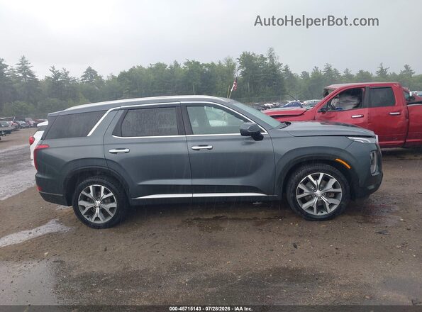 KM8R4DHE7MU224024 2021 HYUNDAI PALISADE Gray Vista interior de 360 grados