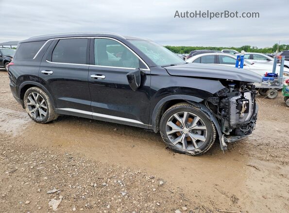KM8R4DHE8MU226123 2021 HYUNDAI PALISADE Синий Передняя правая четверть