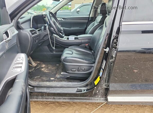 KM8R4DHE8MU226123 2021 HYUNDAI PALISADE Синий Вид салона спереди