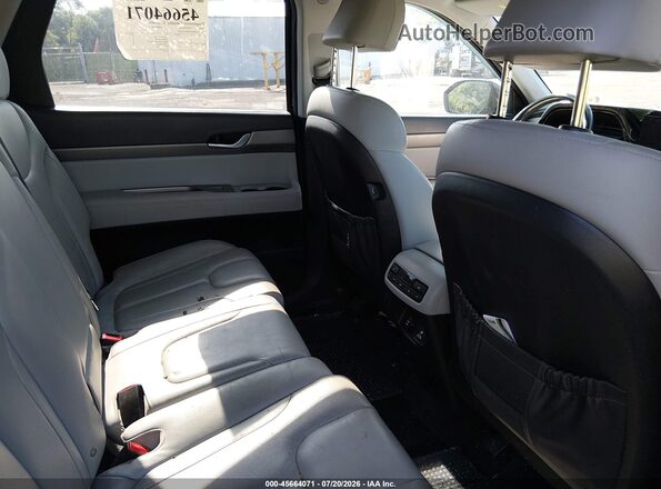 KM8R4DHE8MU281364 2021 HYUNDAI PALISADE Black Vista de la etiqueta del VIN