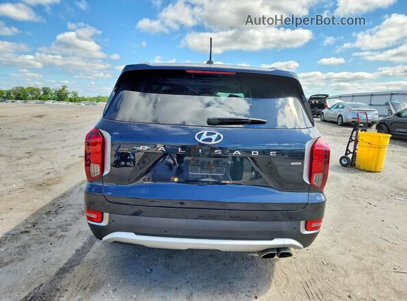 KM8R4DHEXLU079270 2020 HYUNDAI PALISADE Blue Հետևի տեսք
