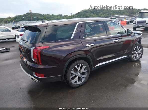 KM8R4DHEXNU439320 2022 HYUNDAI PALISADE Burgundy Հետևի աջ