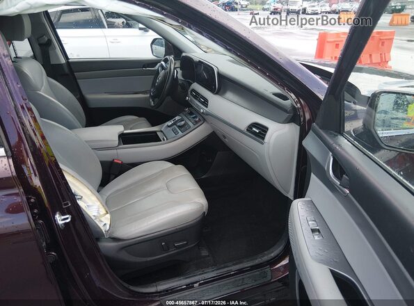 KM8R4DHEXNU439320 2022 HYUNDAI PALISADE Burgundy Սալոնի դիմացի տեսք