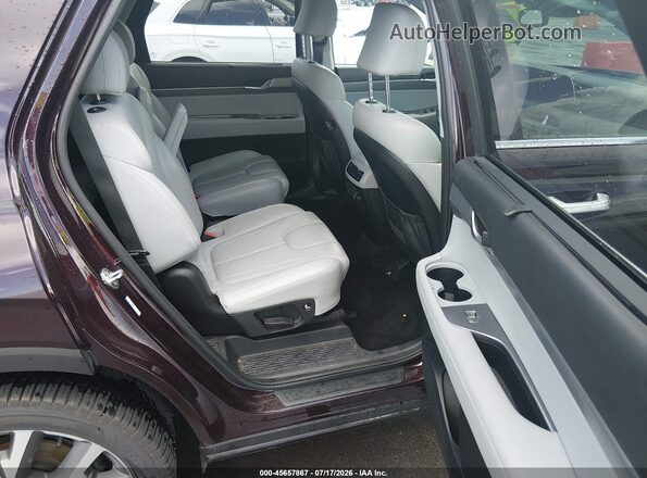 KM8R4DHEXNU439320 2022 HYUNDAI PALISADE Burgundy VIN կոդի պիտակի տեսք