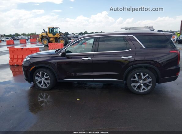 KM8R4DHEXNU439320 2022 HYUNDAI PALISADE Burgundy Սալոնի 360 աստիճան տեսք