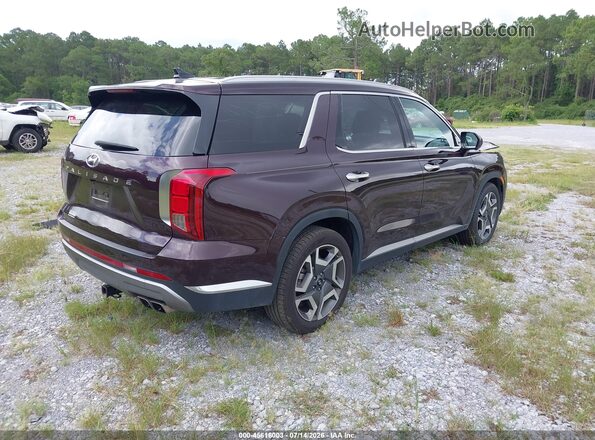 KM8R54GE3PU604075 2023 HYUNDAI PALISADE Maroon Trasero derecho