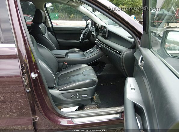 KM8R54GE6PU490198 2023 HYUNDAI PALISADE Коричневый Вид салона спереди