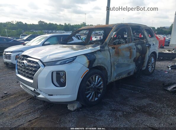 KM8R54HE2LU042761 2020 HYUNDAI PALISADE Белый Передняя левая четверть
