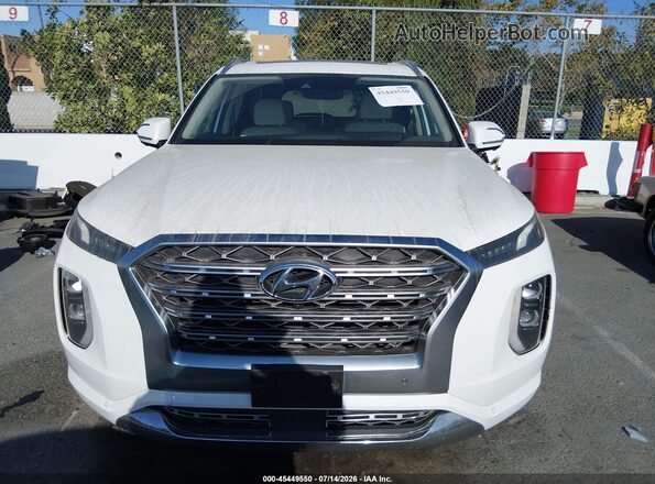 KM8R54HE2LU072066 2020 HYUNDAI PALISADE White Սալոնի հետևի տեսք