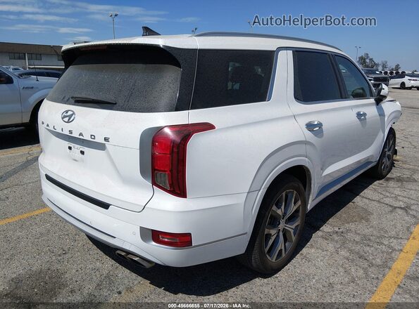 KM8R54HE4MU200406 2021 HYUNDAI PALISADE Белый Задняя правая четверть