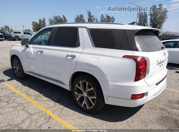 KM8R54HE4MU200406 2021 HYUNDAI PALISADE Белый Задняя левая четверть