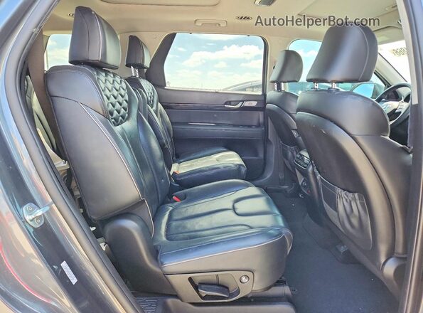 KM8R54HE4MU222339 2021 HYUNDAI PALISADE Серый Вид задней части салона