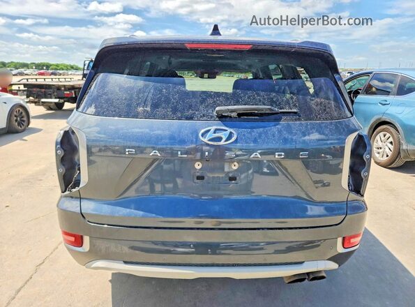 KM8R54HE4MU222339 2021 HYUNDAI PALISADE Серый Вид сзади