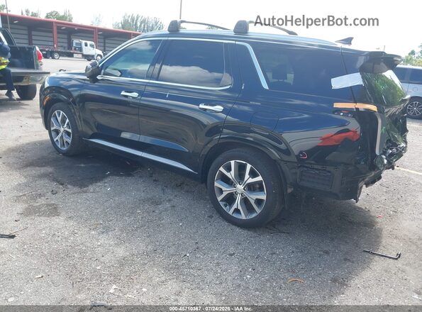 KM8R54HE4NU415625 2022 HYUNDAI PALISADE Black უკანა მარცხენა