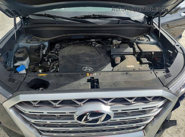 KM8R54HE5LU071672 2020 HYUNDAI PALISADE Gray Սալոնի հետևի տեսք