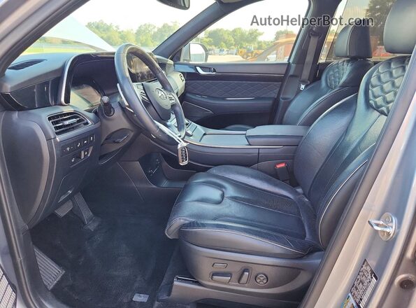 KM8R54HE5LU072806 2020 HYUNDAI PALISADE Silver Вид салону спереду