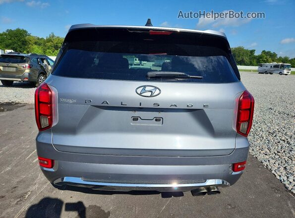 KM8R54HE5LU072806 2020 HYUNDAI PALISADE Silver Вид ззаду