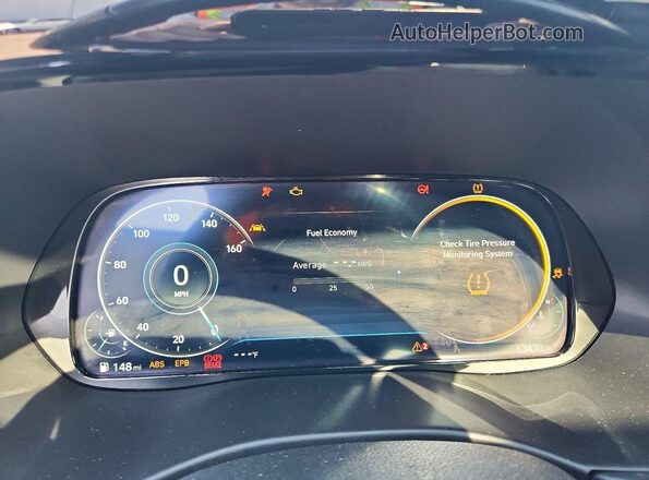 KM8R54HE5LU072806 2020 HYUNDAI PALISADE Silver Вид щитка приладів