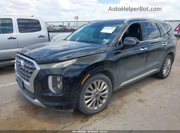 KM8R54HE7LU078090 2020 HYUNDAI PALISADE Black Передня ліва чверть