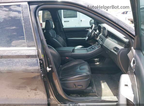 KM8R54HE7LU078090 2020 HYUNDAI PALISADE Black Вид салону спереду