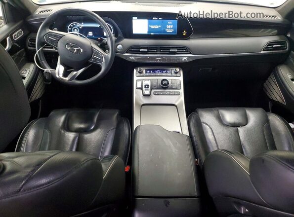 KM8R54HE7LU158117 2020 HYUNDAI PALISADE White წინა პანელის ხედი