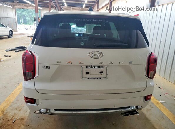 KM8R54HE7LU158117 2020 HYUNDAI PALISADE White უკანა ხედი