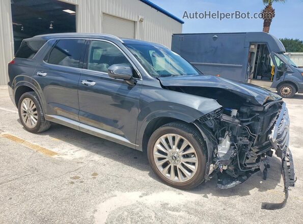 KM8R54HEXLU133051 2020 HYUNDAI PALISADE Gray Передня права чверть
