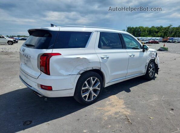 KM8R54HEXMU227335 2021 HYUNDAI PALISADE White Հետևի աջ