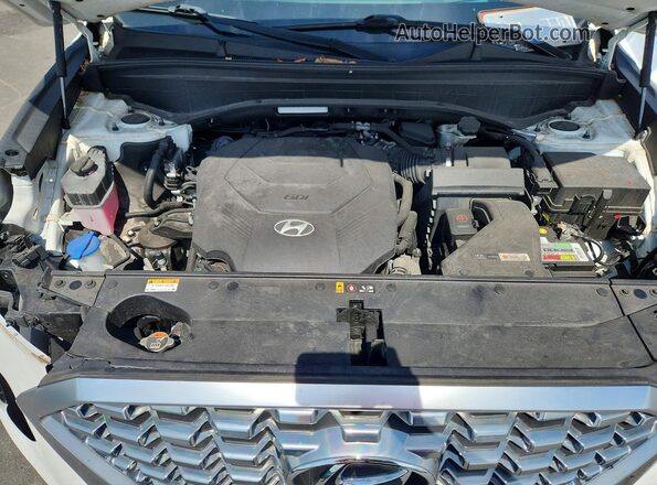 KM8R54HEXMU227335 2021 HYUNDAI PALISADE White Շարժիչի բաժամունքի տեսք