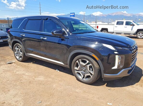 KM8R5DGE4PU510061 2023 HYUNDAI PALISADE Черный Передняя правая четверть