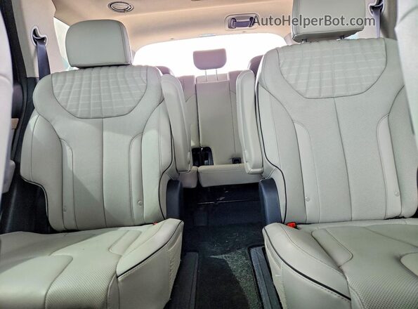KM8R5DGE4PU618356 2023 HYUNDAI PALISADE Blue უკანა სავარძლების ხედი