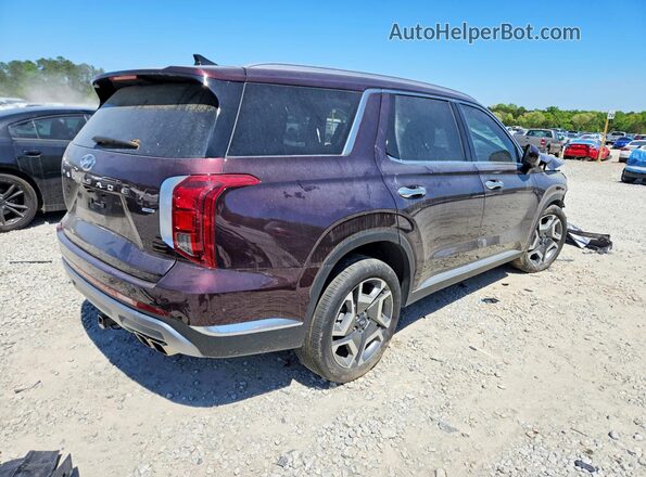 KM8R5DGE5PU584833 2023 HYUNDAI PALISADE Burgundy Задня права чверть